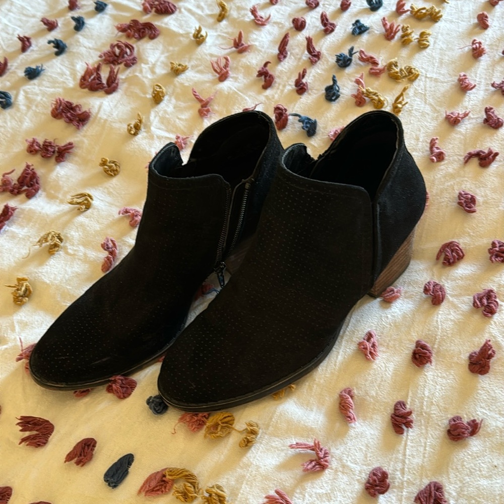 Black Ankle Boots 7.5